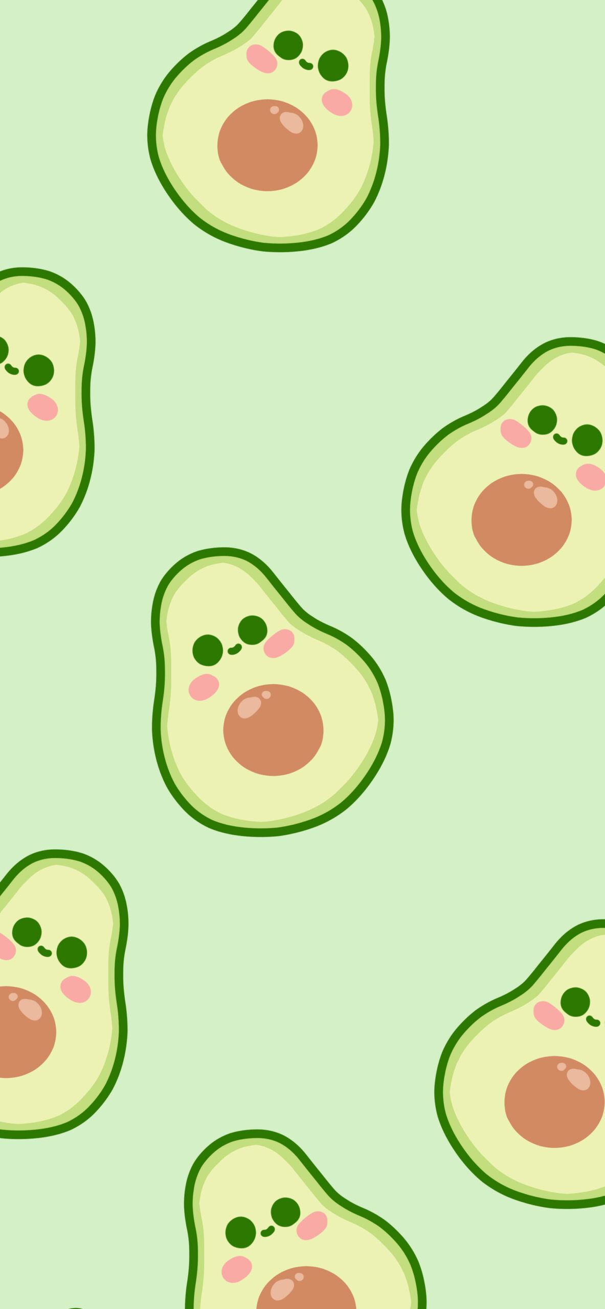 Cute Avocado Green Wallpaper