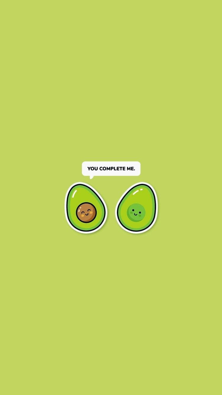 Cute Avocado Wallpaper