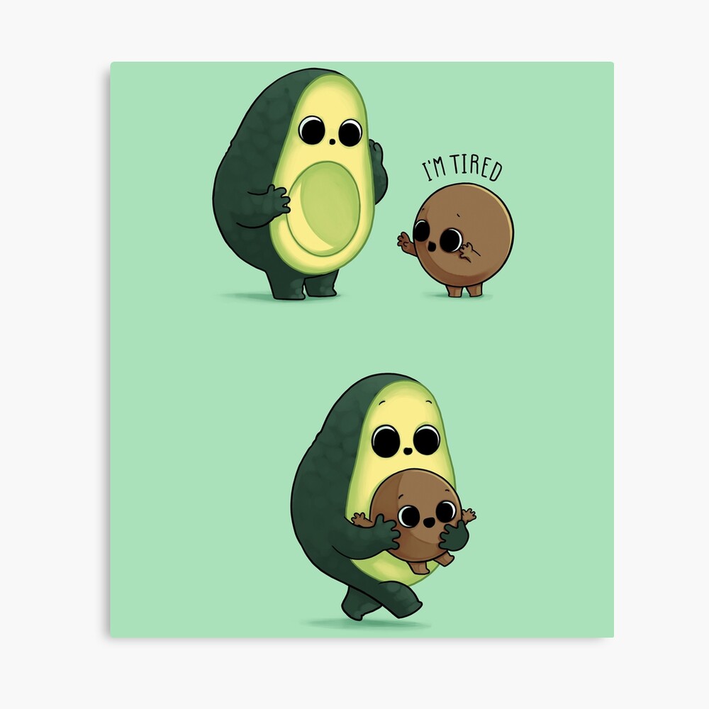 Tired Avocado Photographic Print