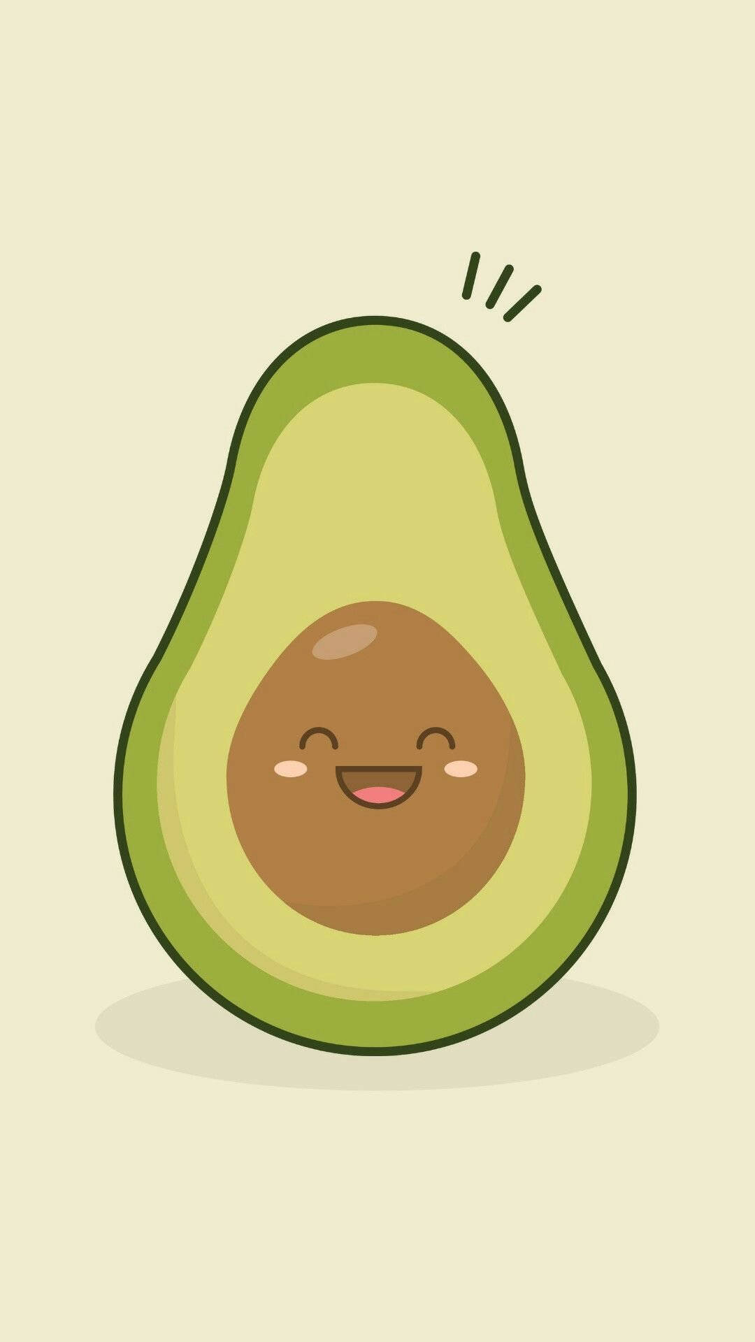 Download free Cute Avocado Happy Seed