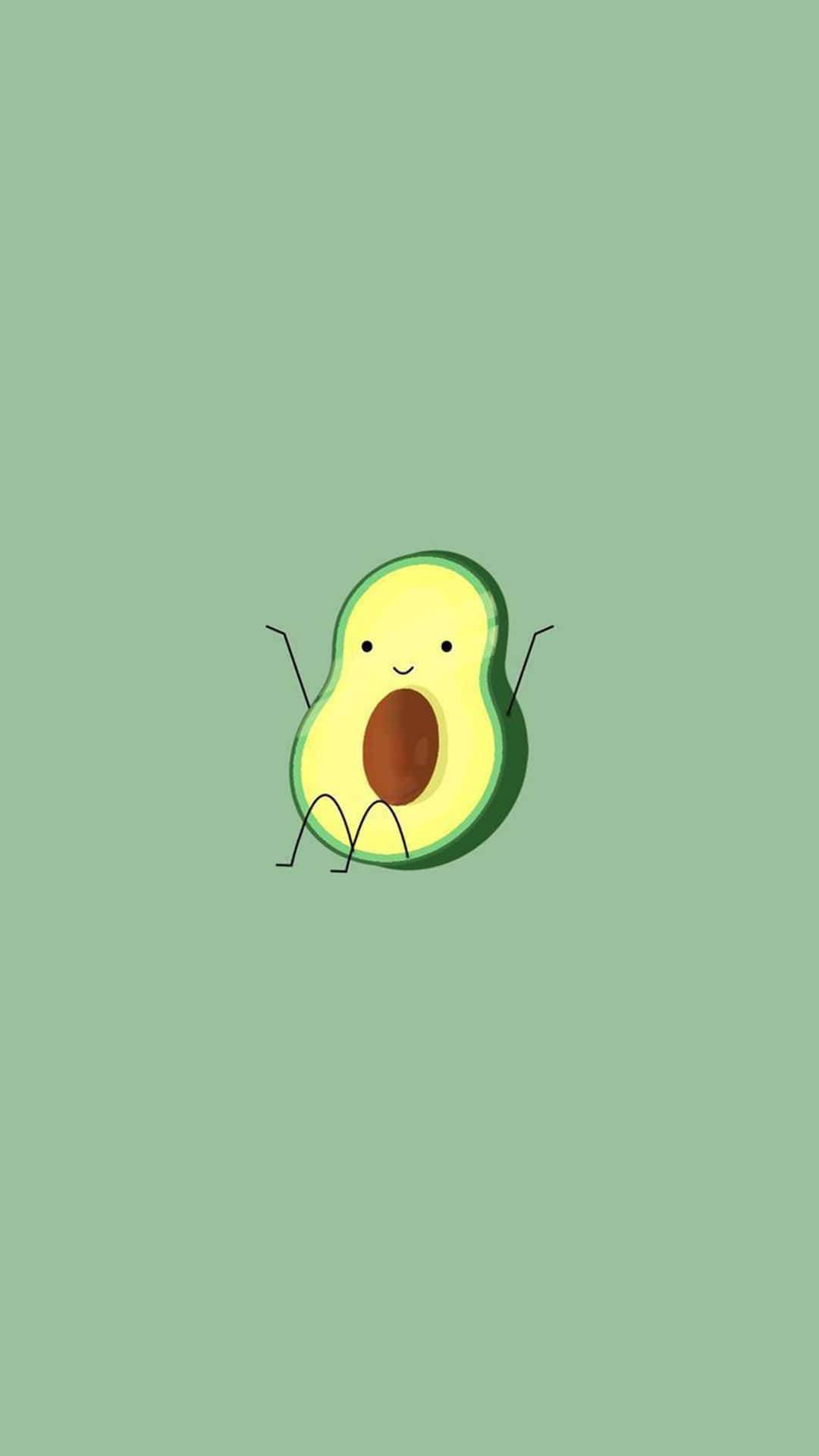 Avocado iPhone Wallpaper