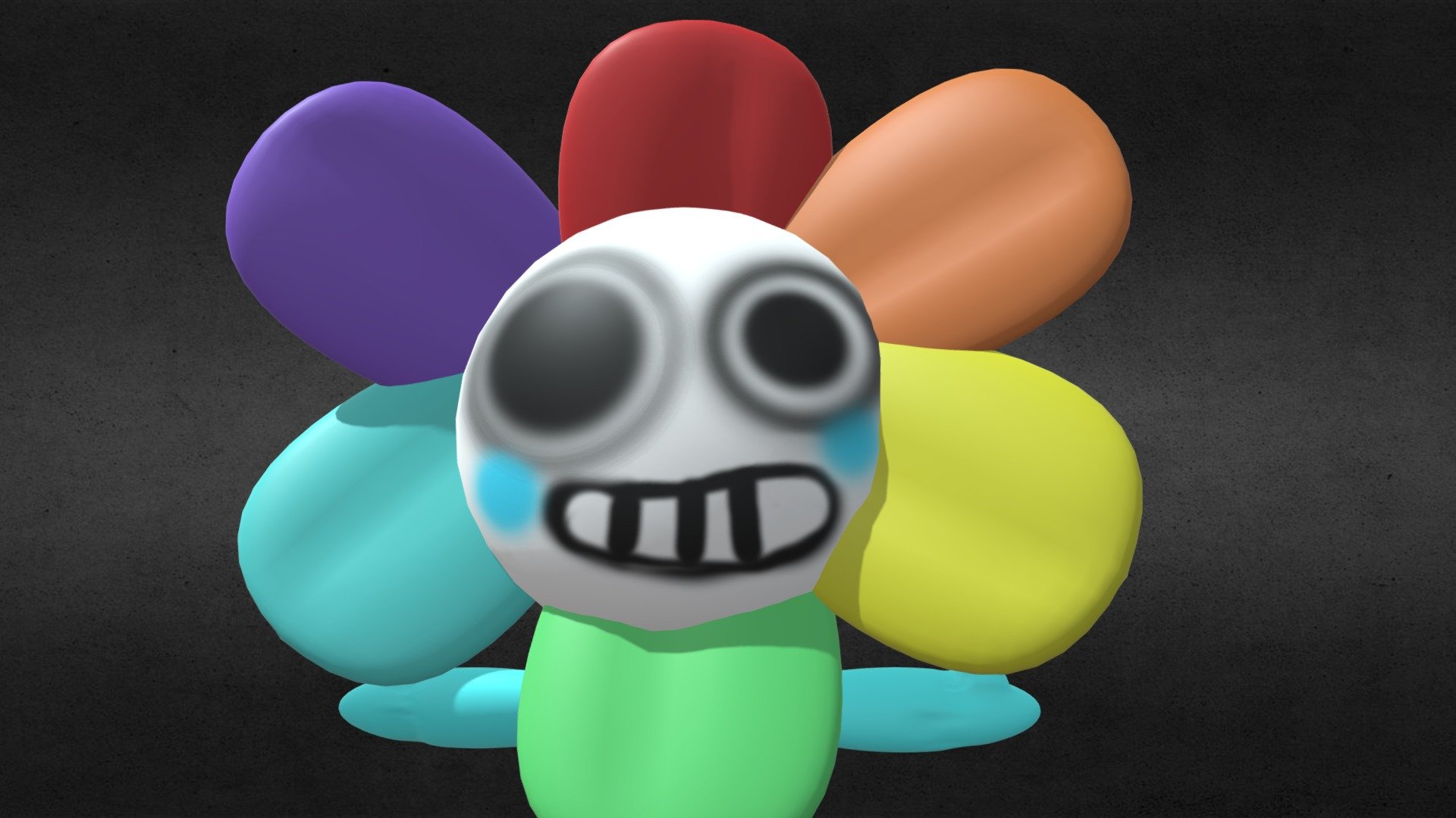 3D model by squidward on a chair