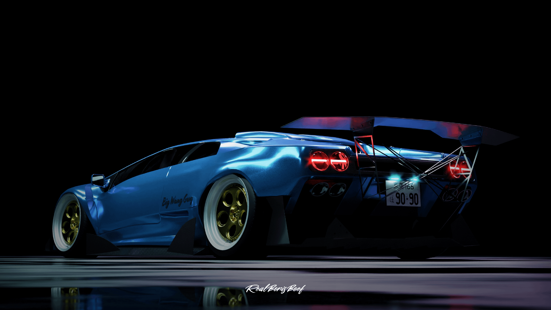 Custom Widebody Lamborghini Diablo