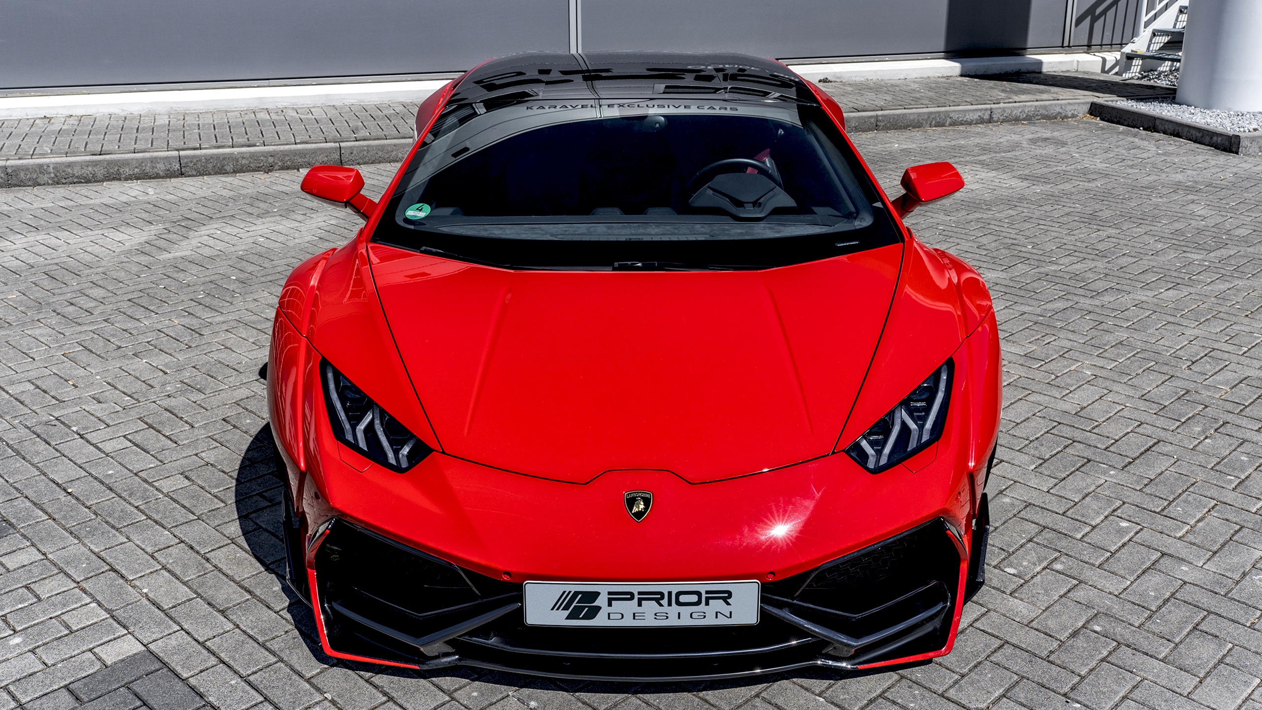 Wallpaper Lamborghini, front view, 2018