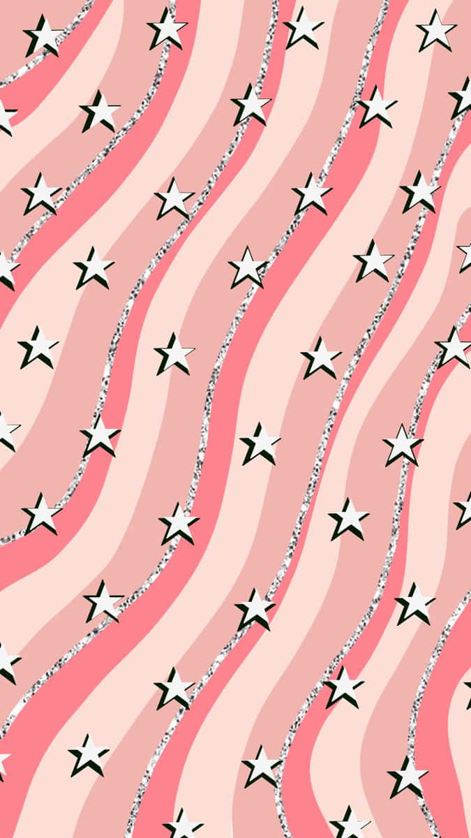 Download Preppy Pink Starsand Stripes