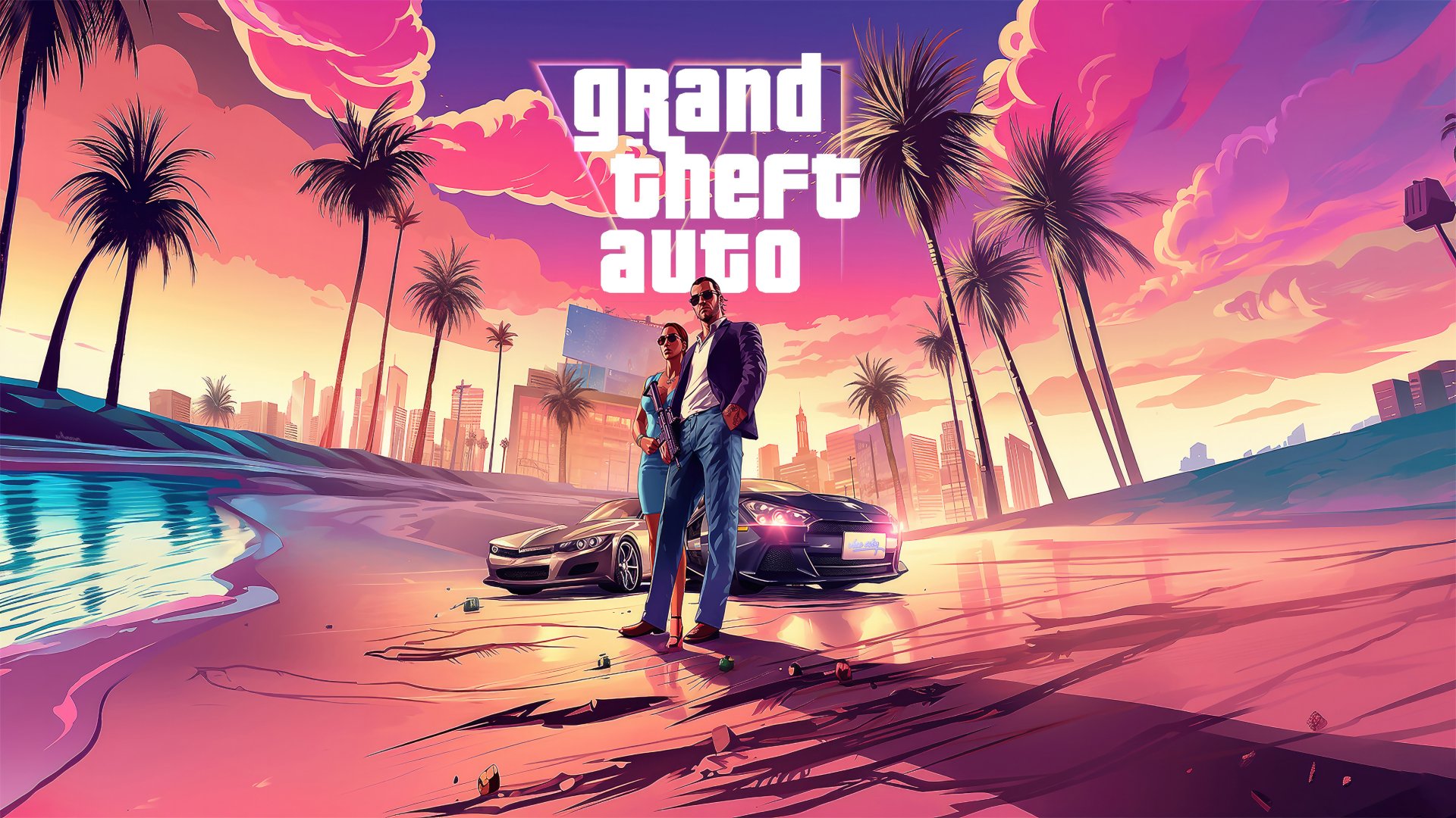 Grand Theft Auto VI HD Wallpaper