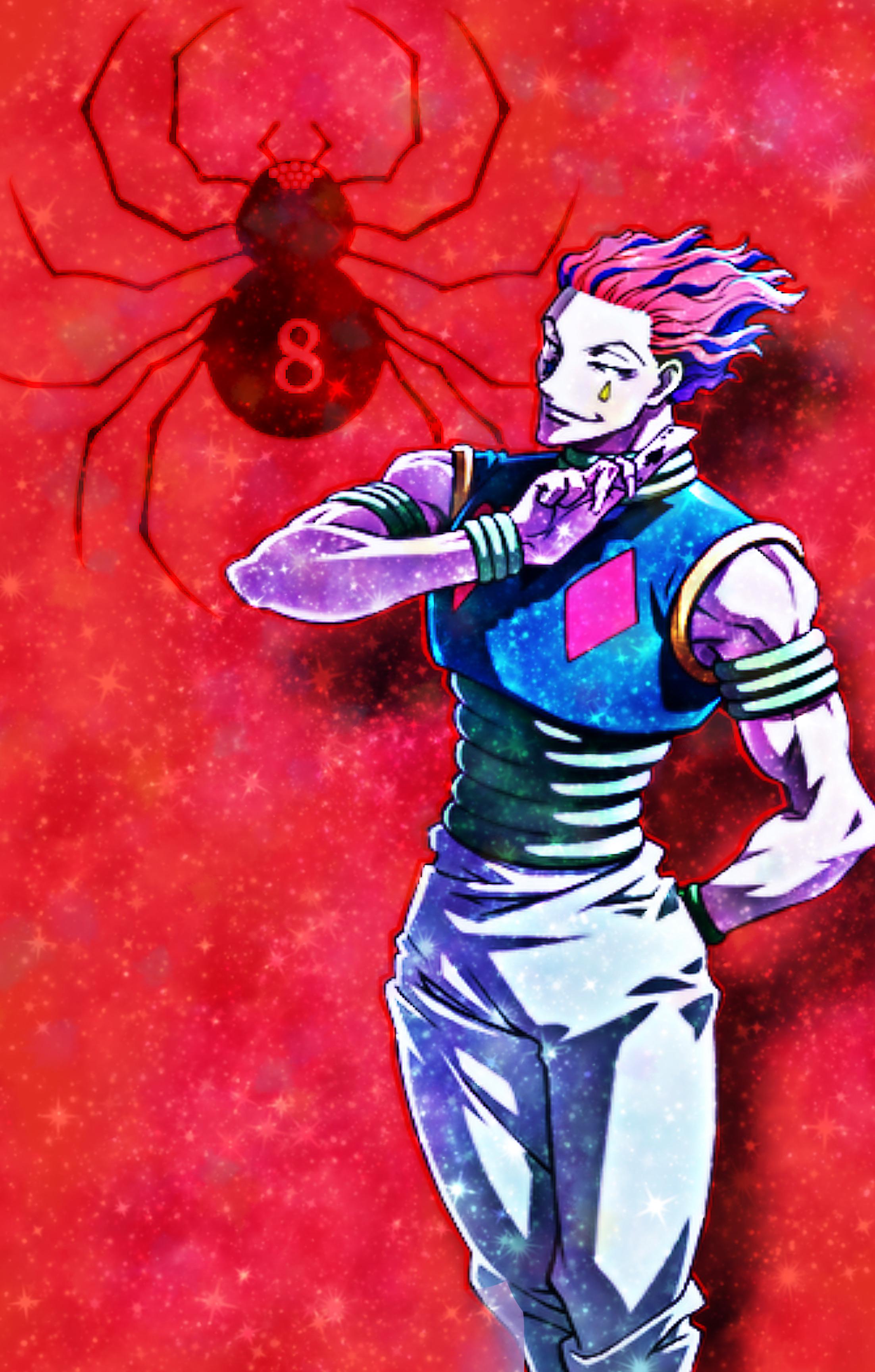 Made a pretty good hisoka wallpaper, r