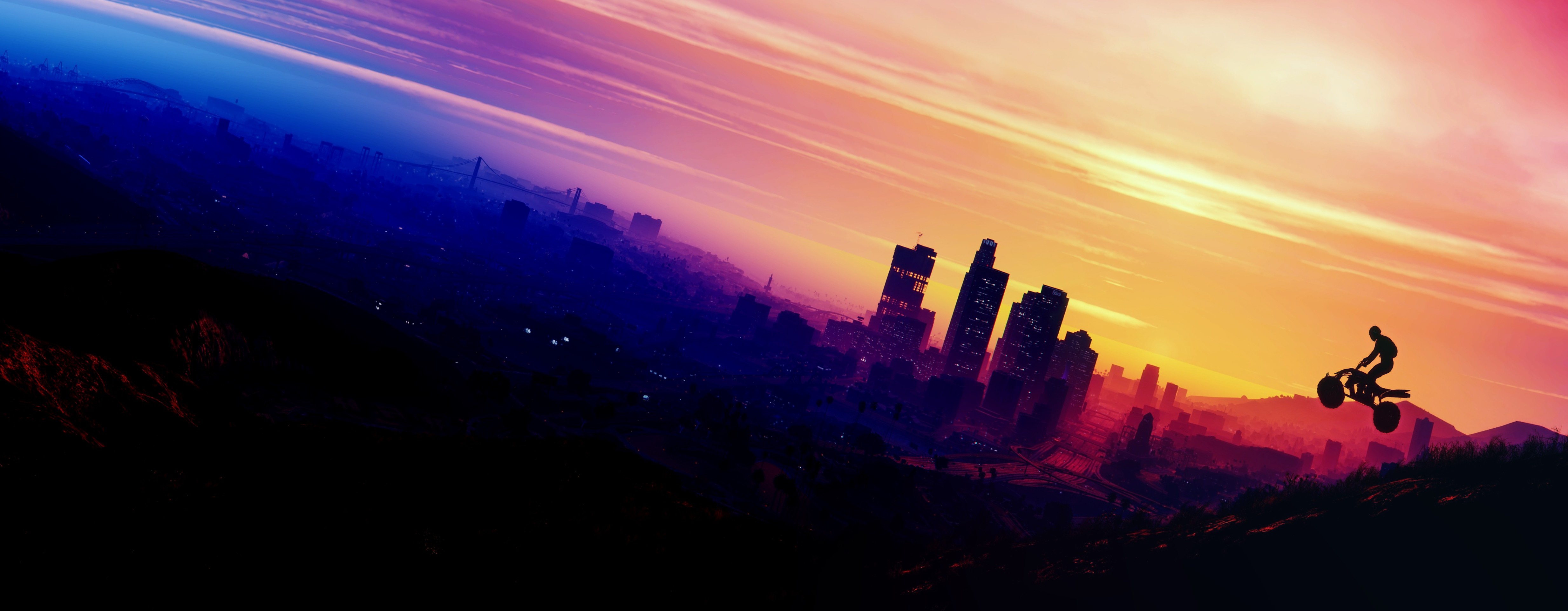 Wallpaper city, game, Grand Theft Auto