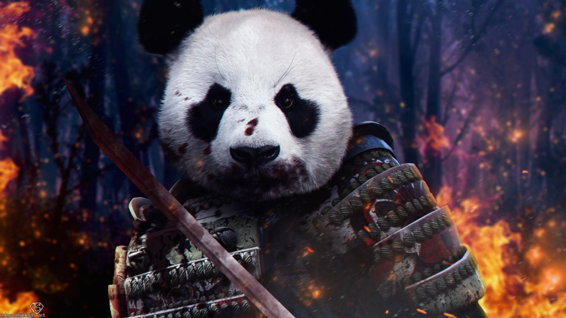 war, blood, katana, Japan, warrior