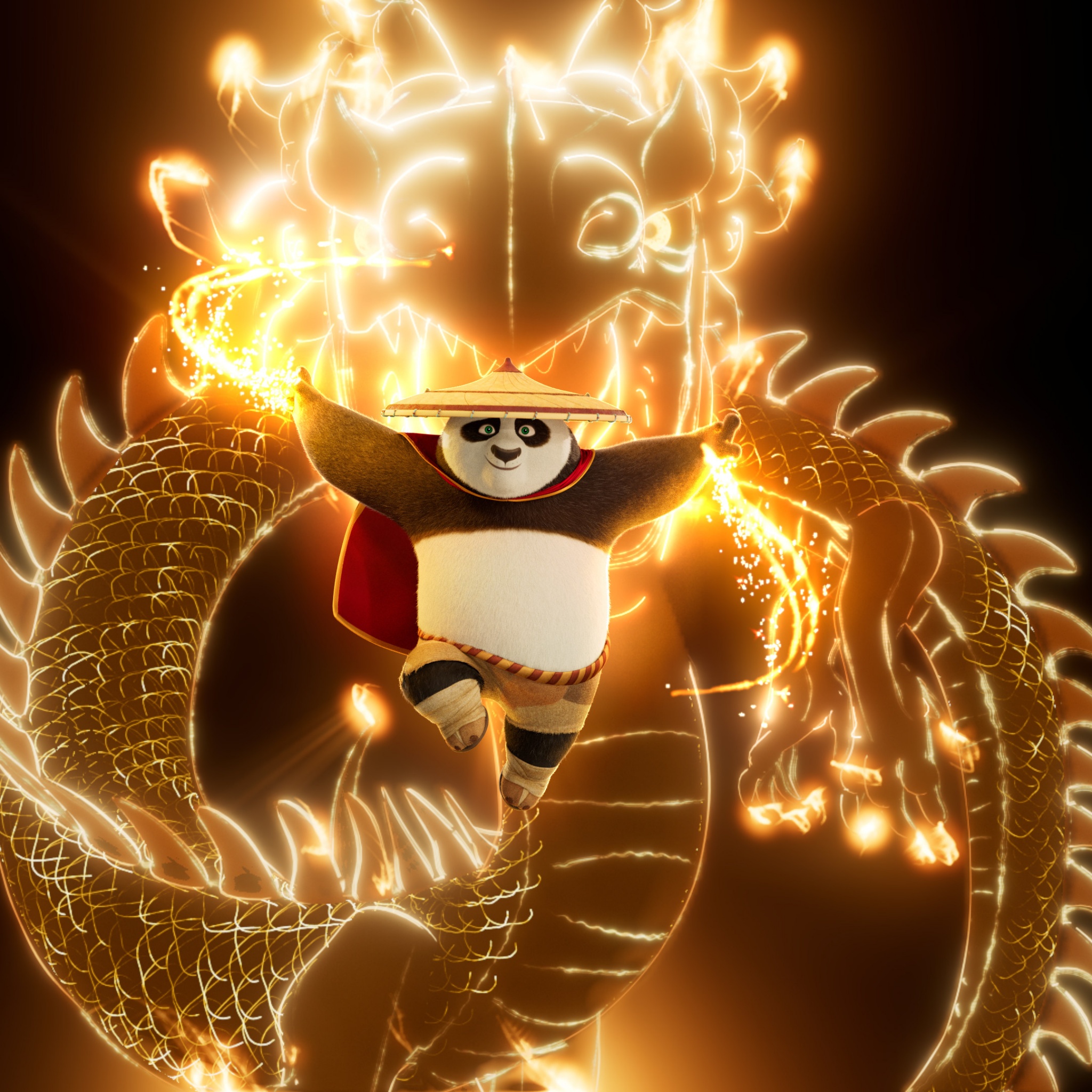 Kung Fu Panda 4 4K Wallpaper