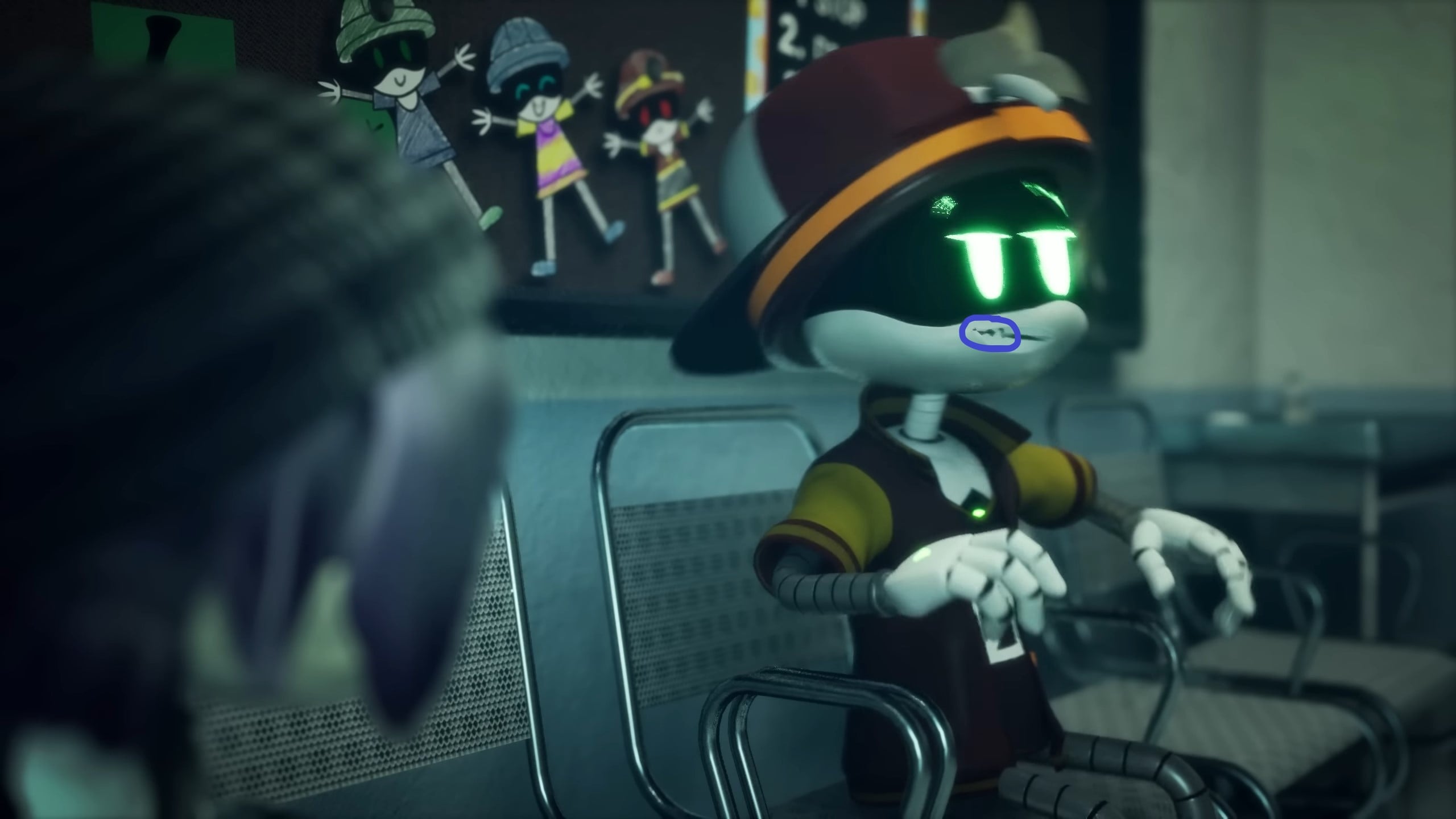 Thad have vampire teeth