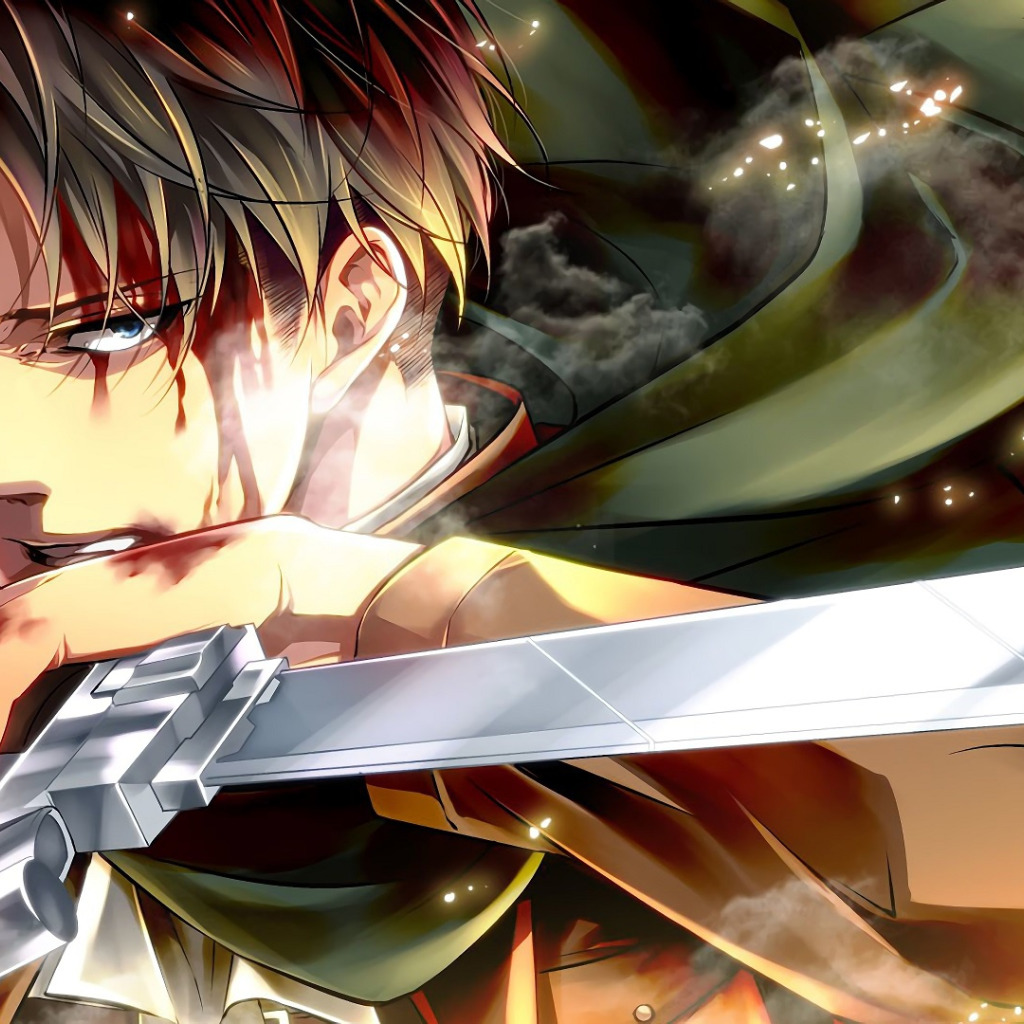Download wallpaper blood, blade, Attack
