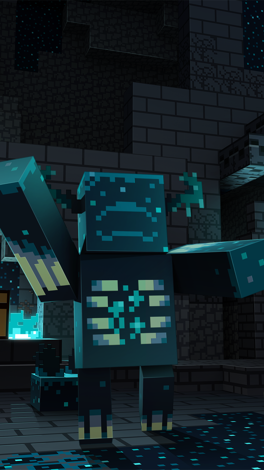 Minecraft Warden Wallpaper