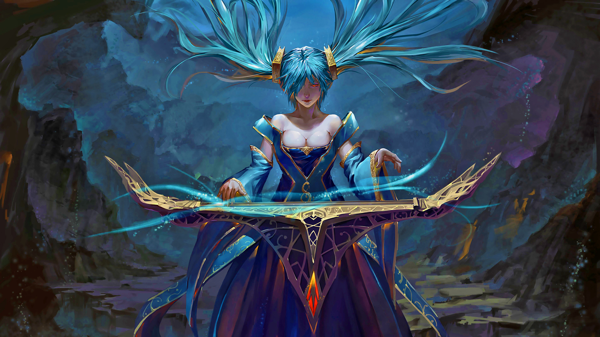HD Wallpaper of Sona in Demacia