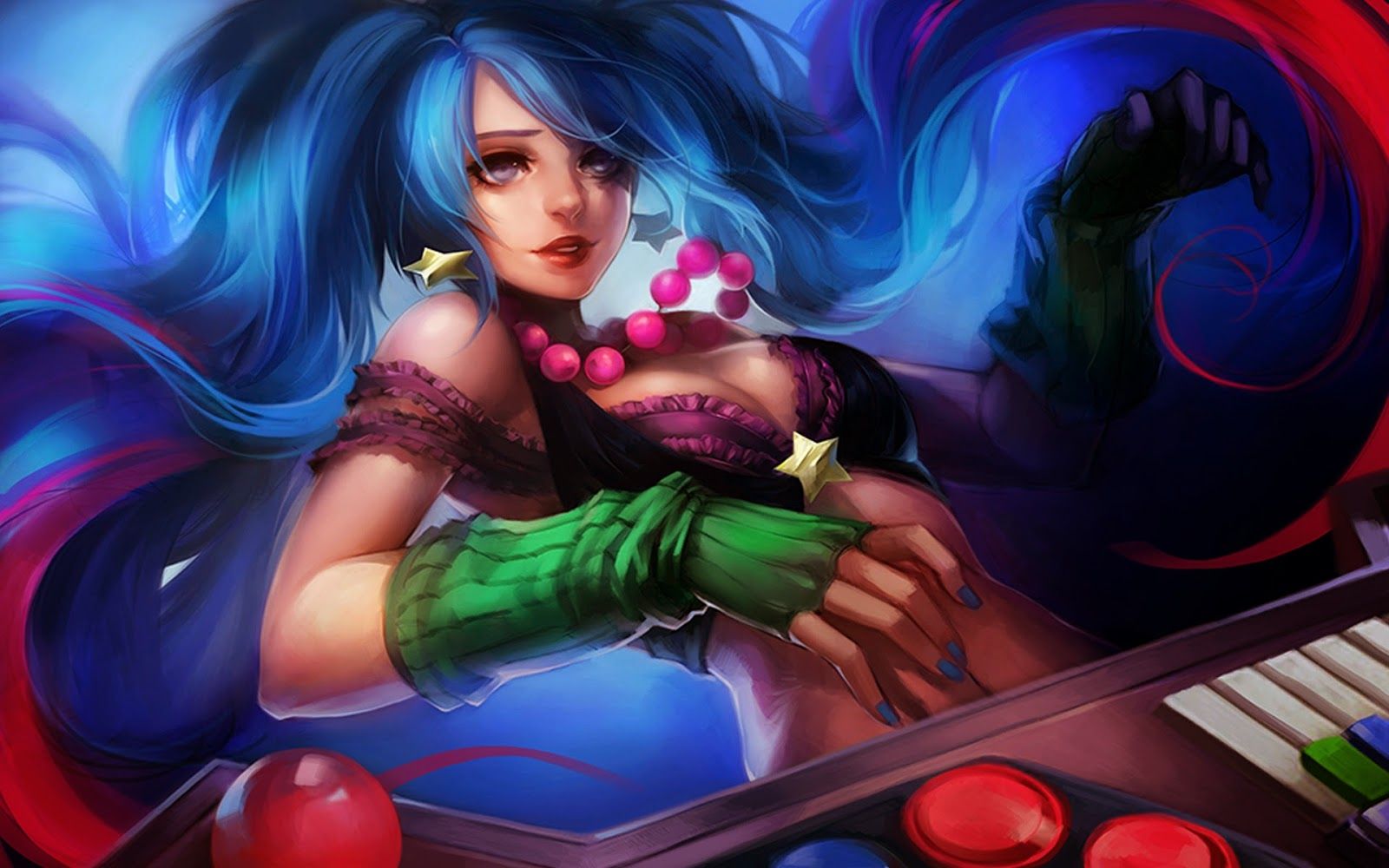 Legends Wallpaper, Sona Desktop Wallpaper