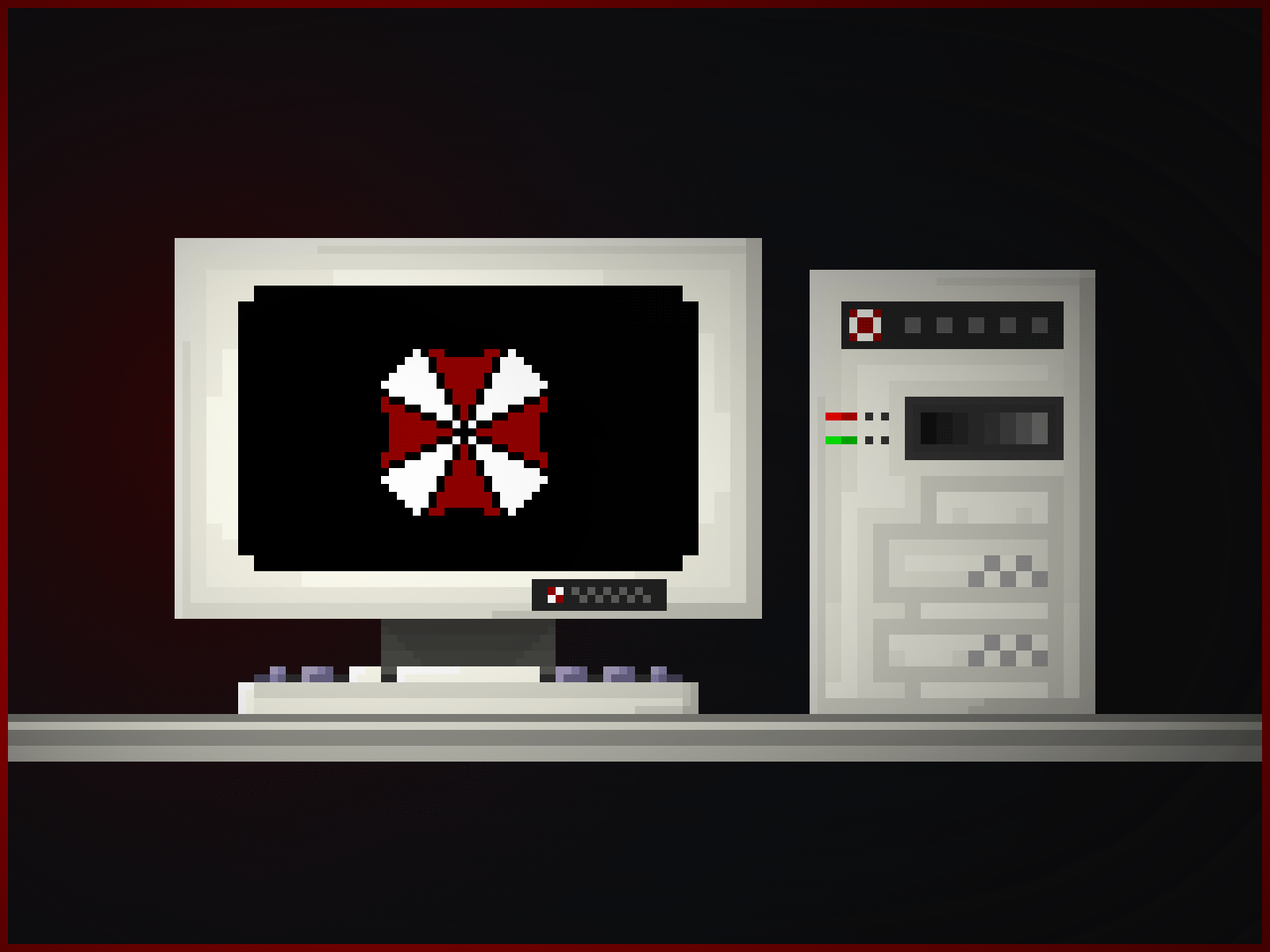 Computer Terminal Resident Evil