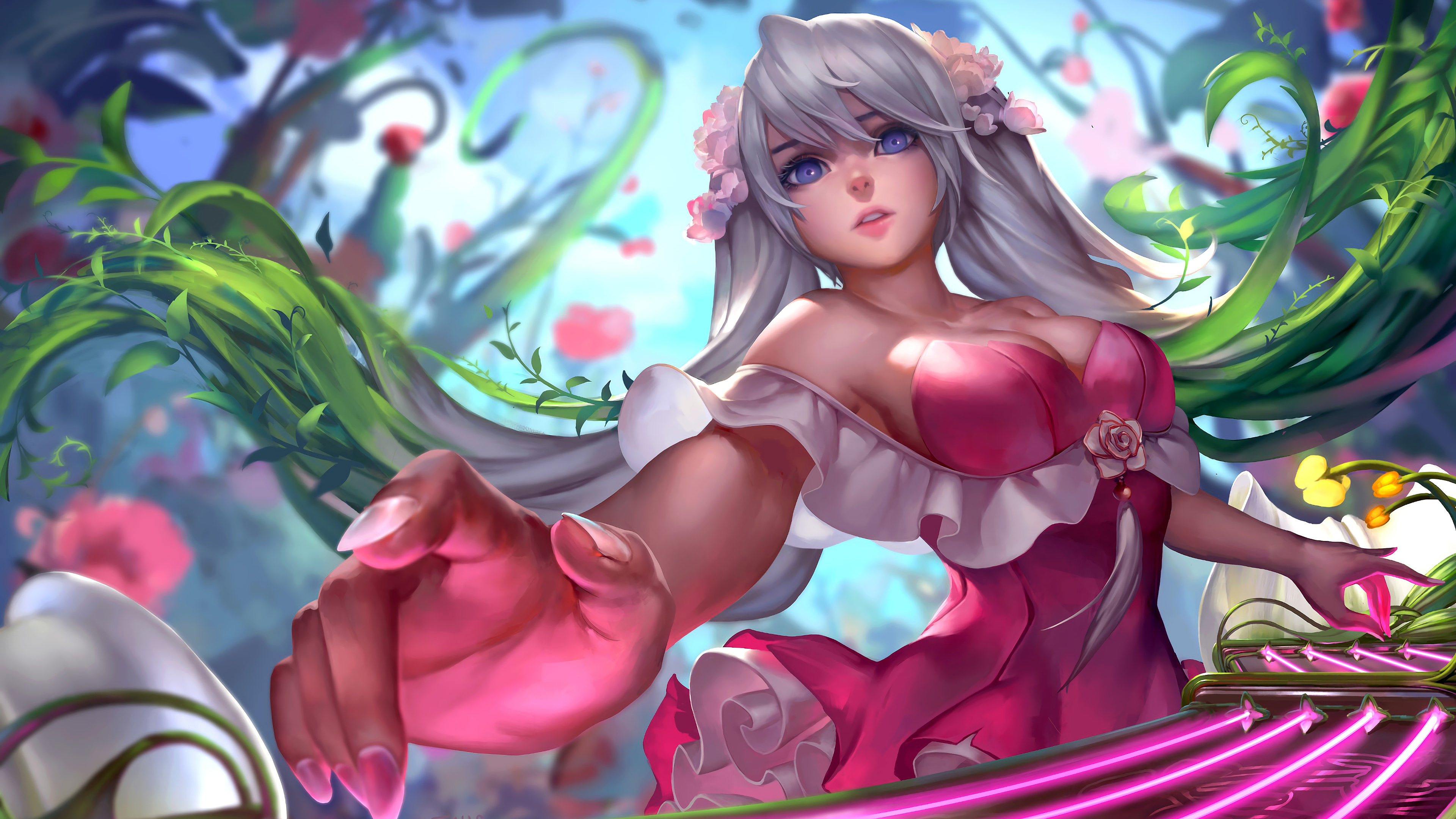 Sona (League of Legends), blue eyes