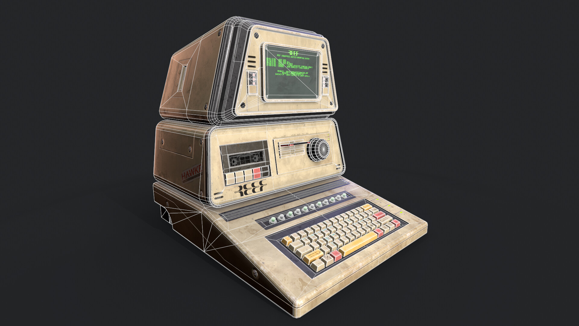 Retro Futuristic Computer