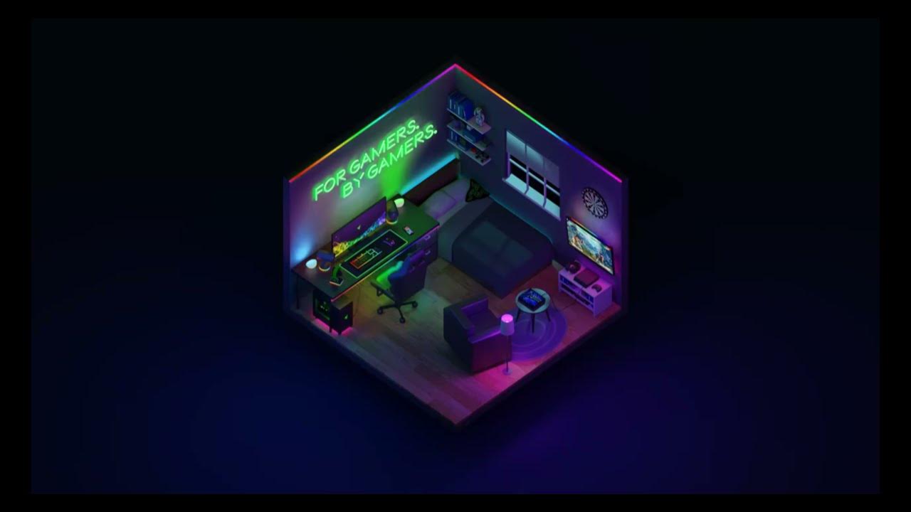 3D GAMING ROOM LIVE WALLPAPER RAZER
