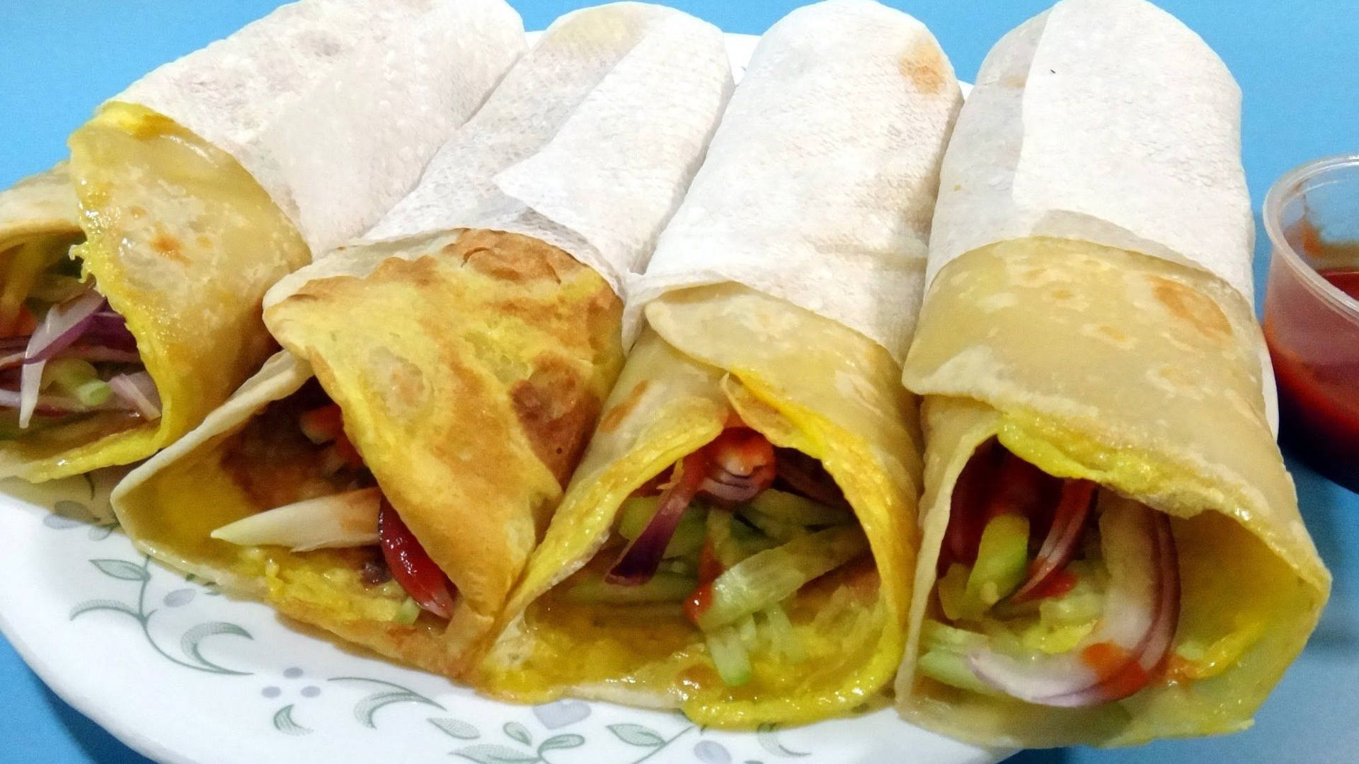 Download Delicious Egg Rolls Wrapped to
