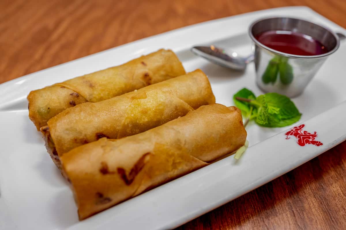 Thai Egg Rolls Menu