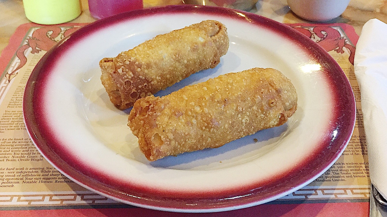 Egg roll questions answered, such as