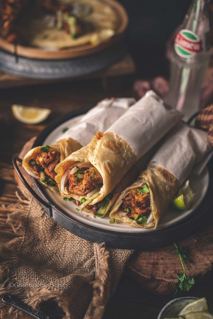 Chicken Egg Roll Kolkata Style