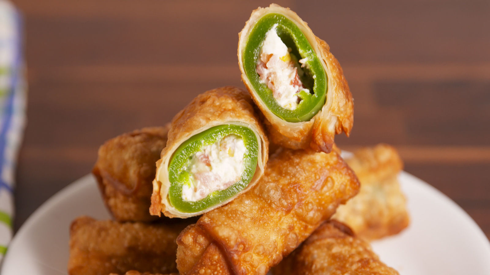 Jalapeño Popper Egg Rolls Video