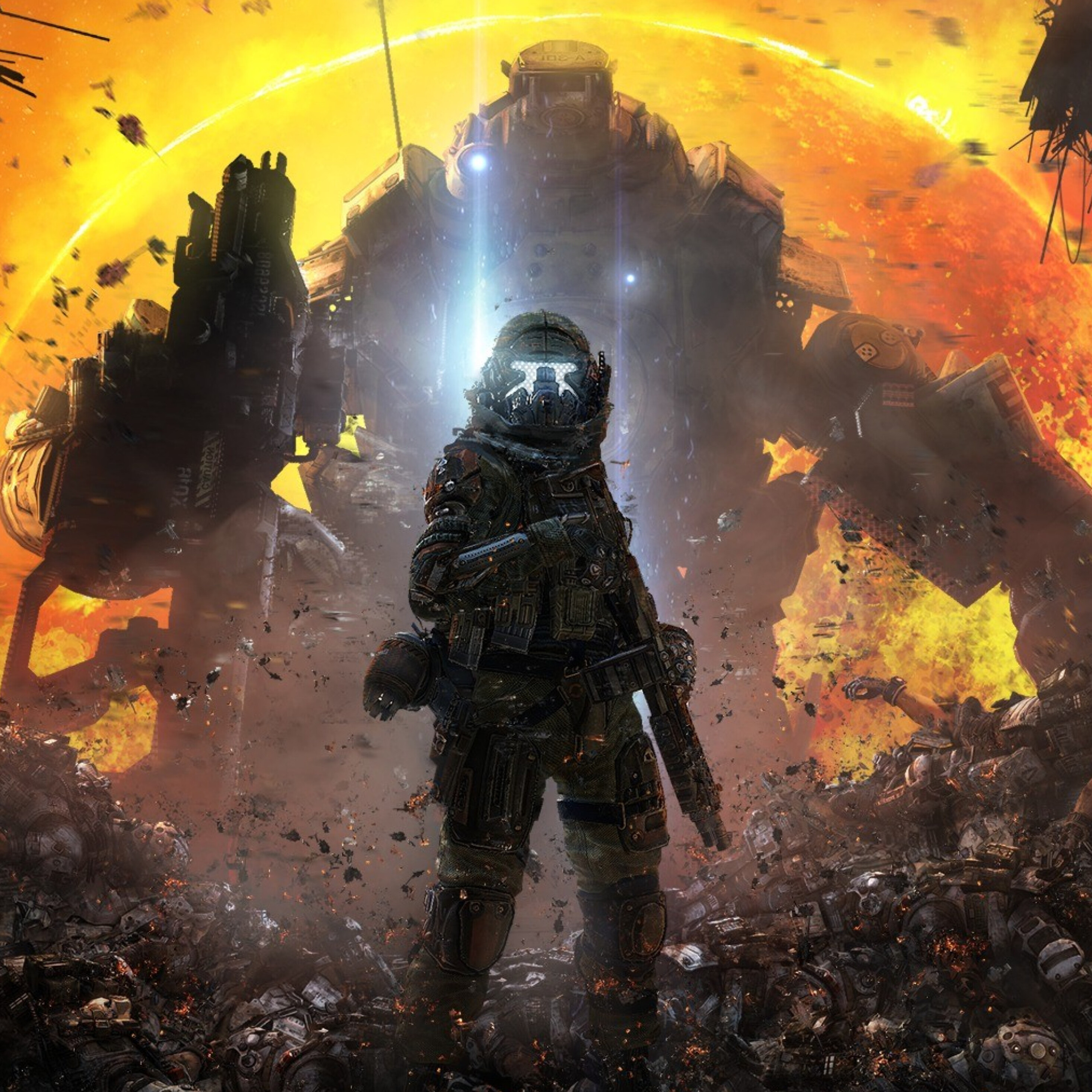 Titanfall 2 Artwork 4k iPad