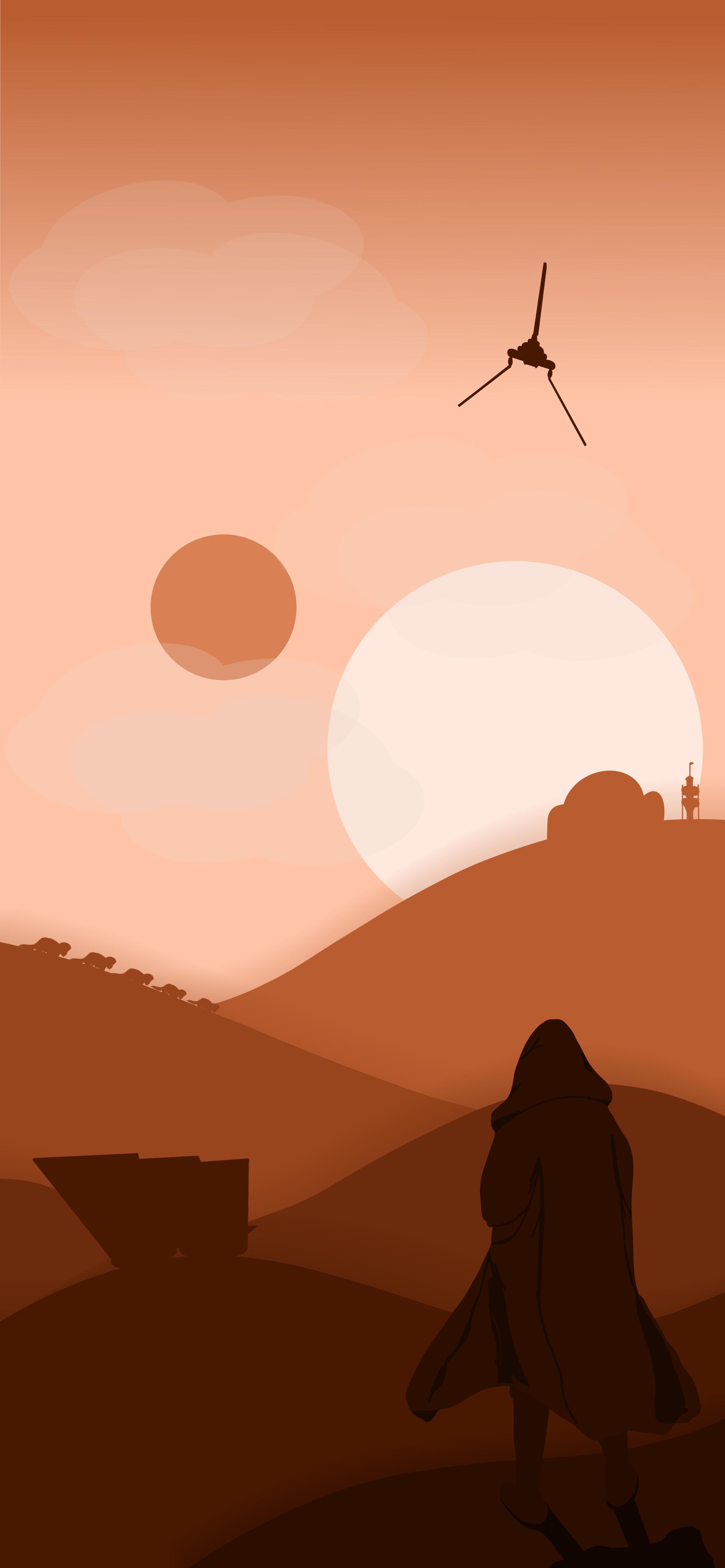 I drew a IPhone Wallpaper, r