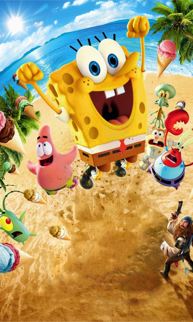 Spongebob Movie 2015 Ultra HD Desktop