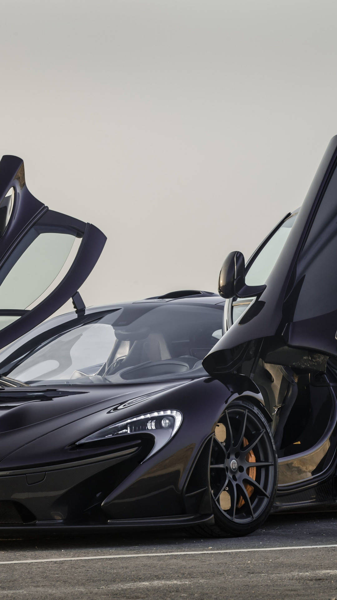 Matte Black P1 McLaren iPhone Wallpaper