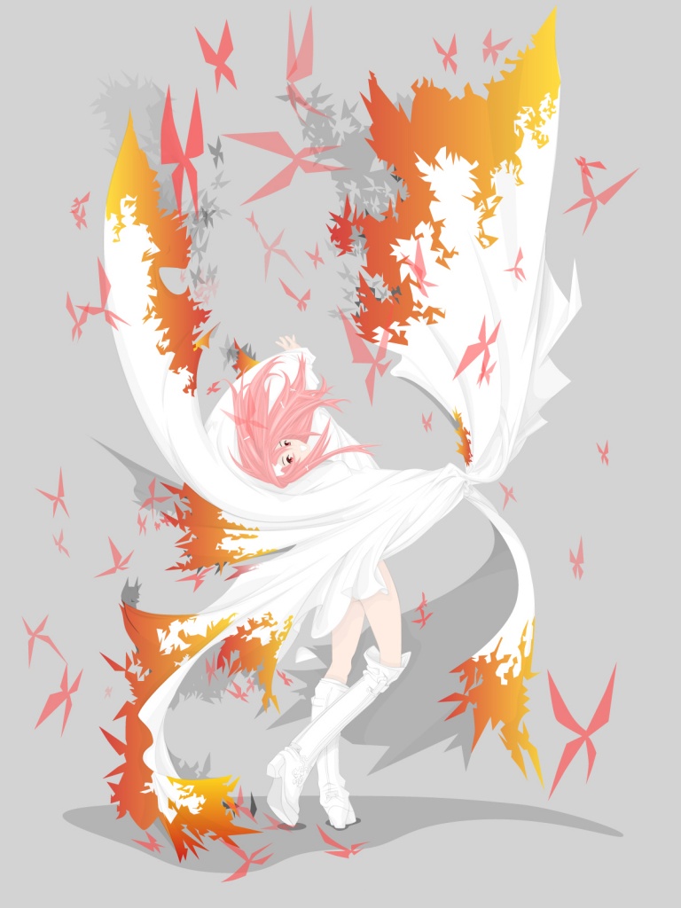 Anime Abstract Girl Ultra HD Desktop