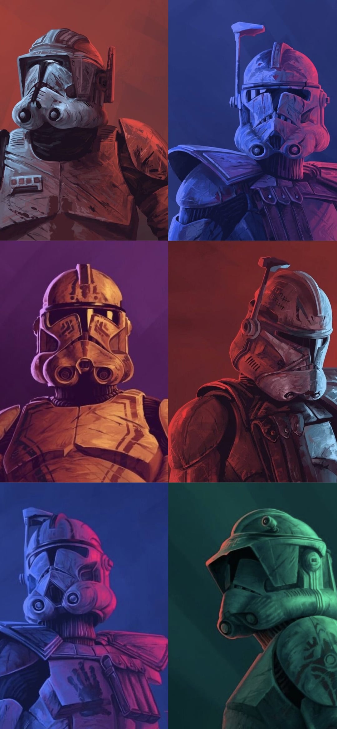 clones on this phone wallpaper