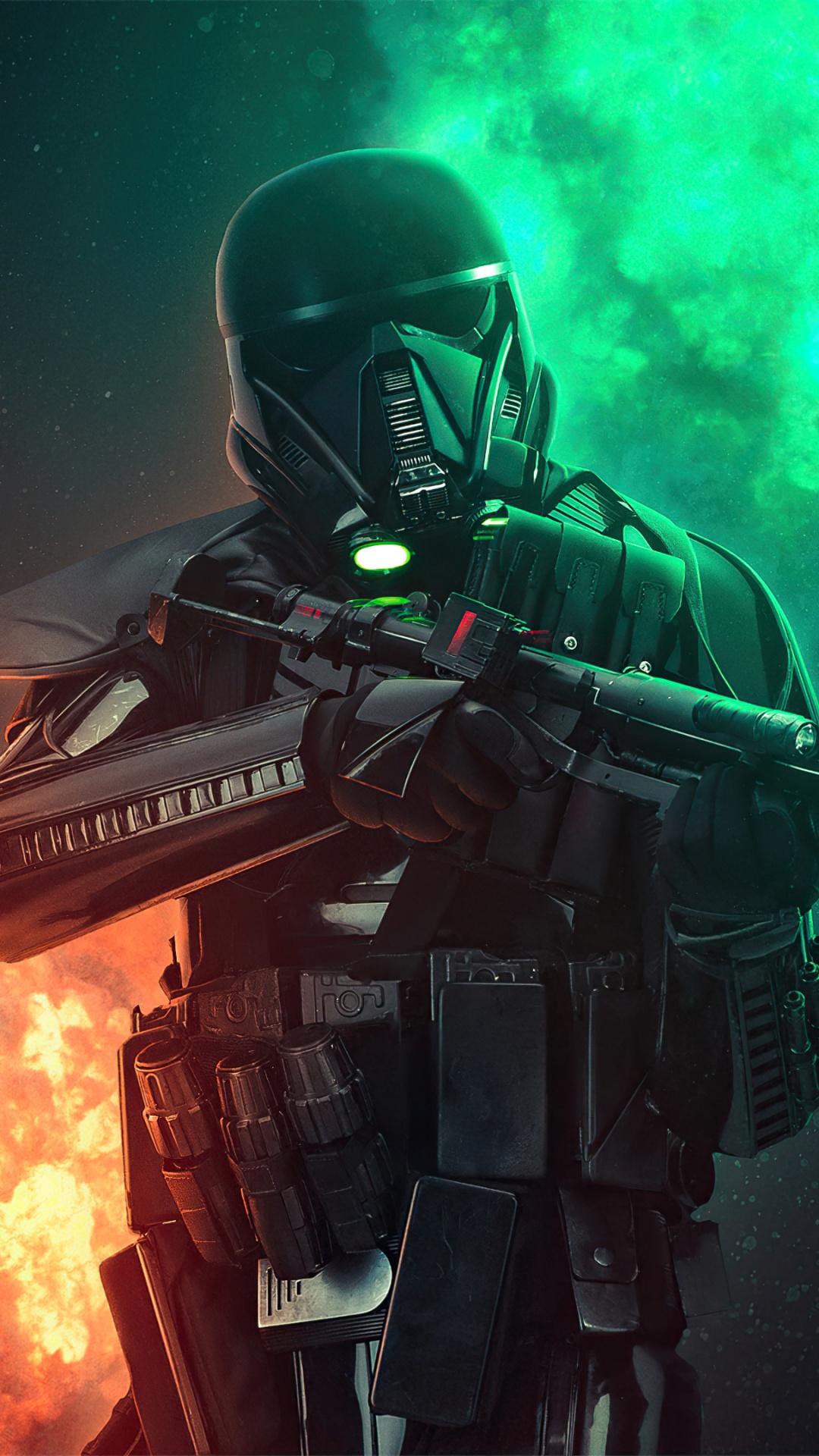 Stormtrooper Wallpaper 4K, Star Wars, Neon