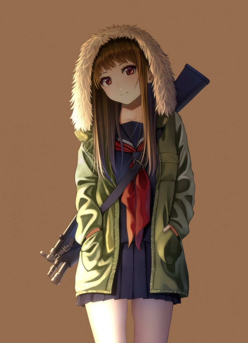 Download wallpaper 840x1160 cute, anime