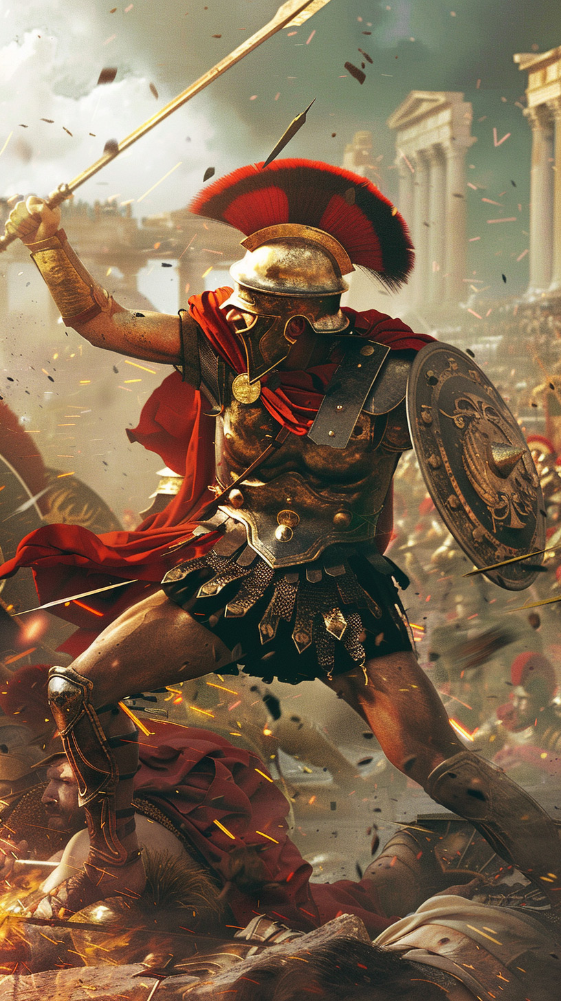 AI Gladiator wallpaper, image. pc