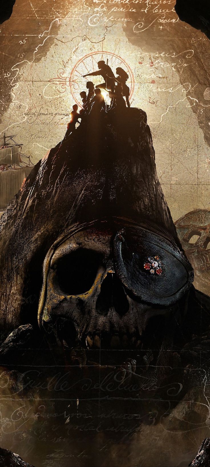 The Goonies Textless Movie Poster