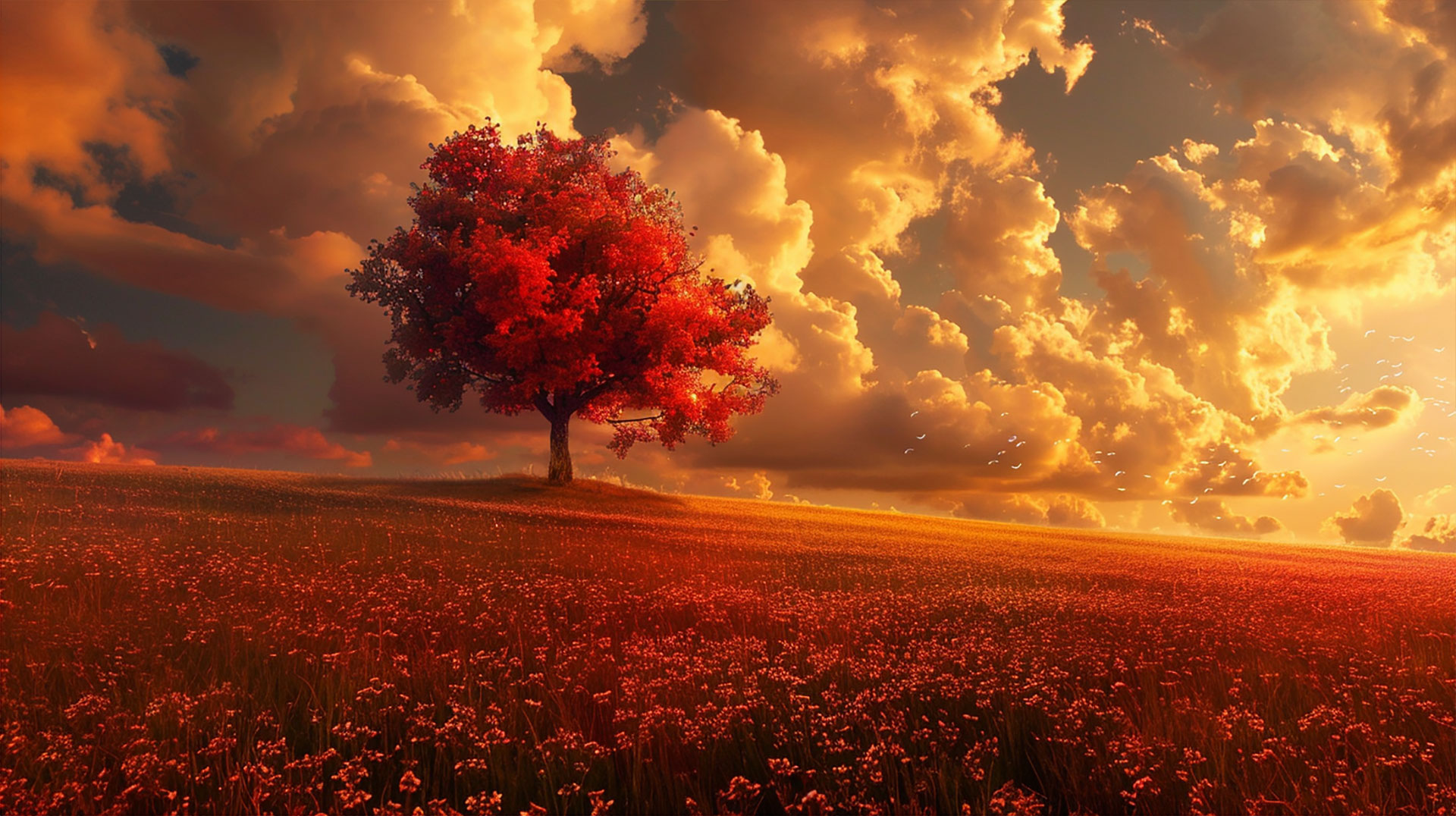 AI free late summer desktop wallpaper