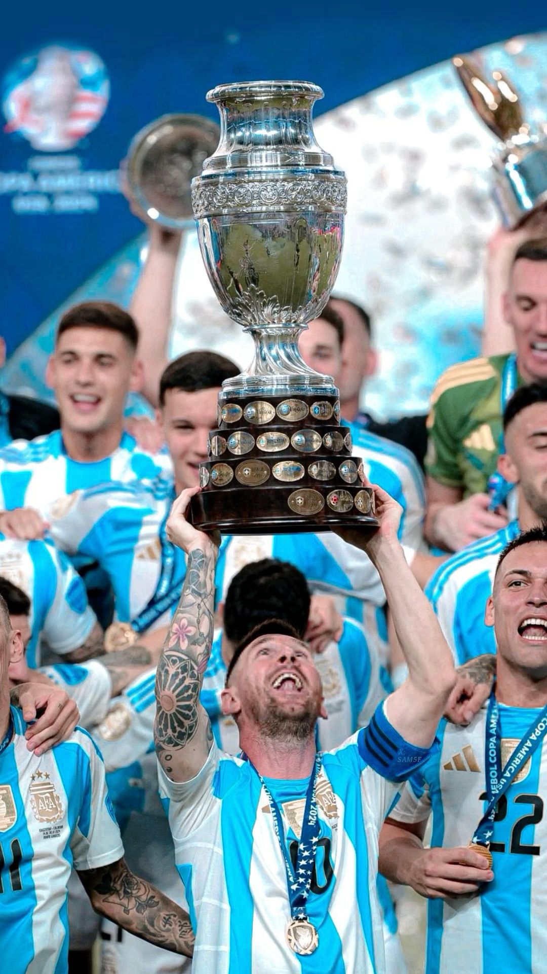 4k Wallpaper Lionel Messi Argentina 2024