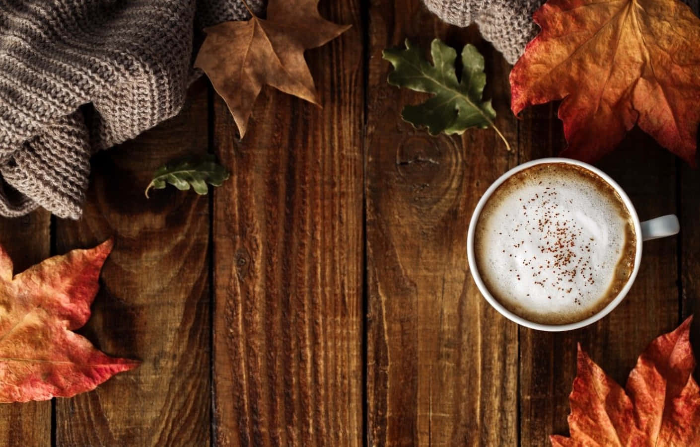 Download Cozy Fall Desktop Coffee