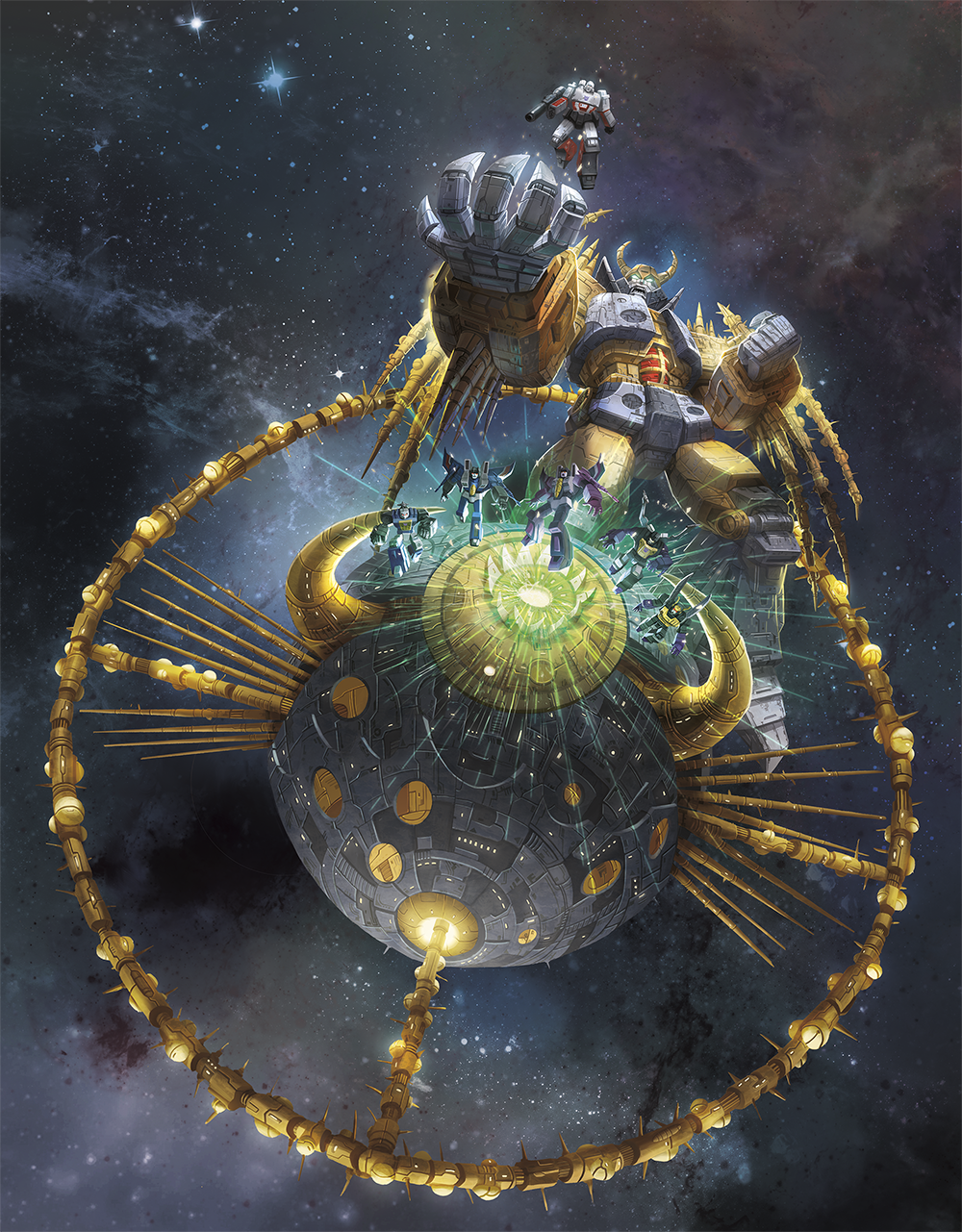 Platinum Edition Unicron with Kranix