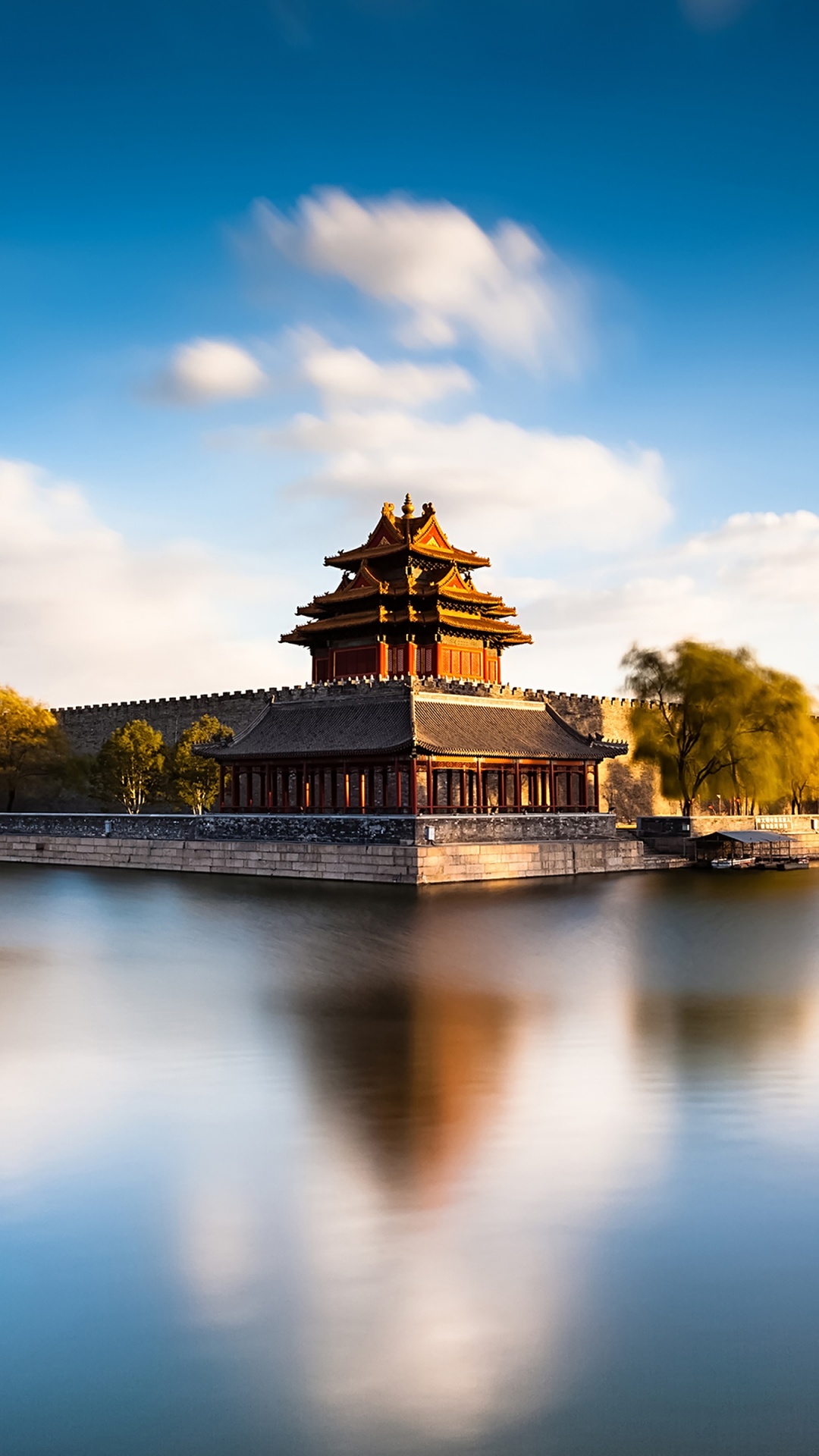 Wallpaper 4K, Beijing, China, Museum, Moat