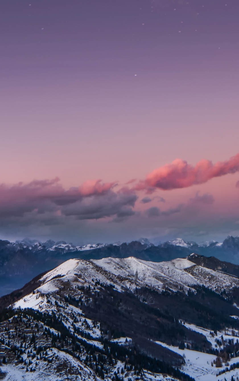 Download wallpaper 840x1336 mountains