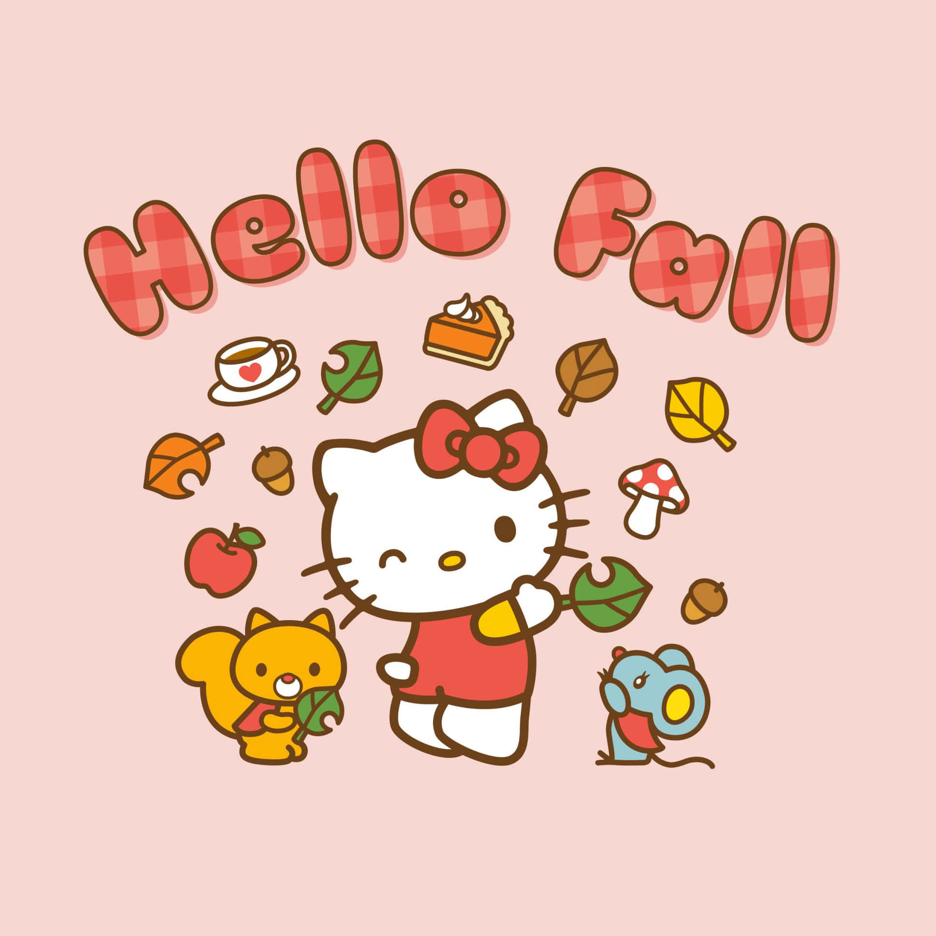 Hello Kitty Fall Wallpaper