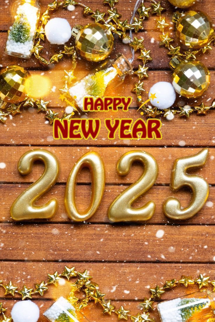 Year 2025 Background HD in 2024