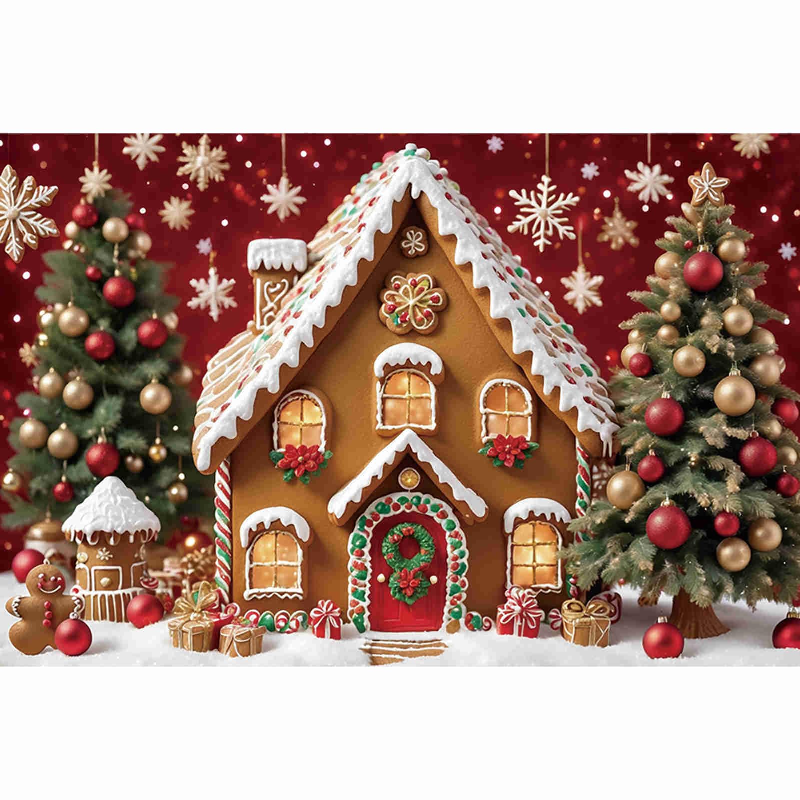 MOONDECO 7x5FT 2025 Christmas Trees