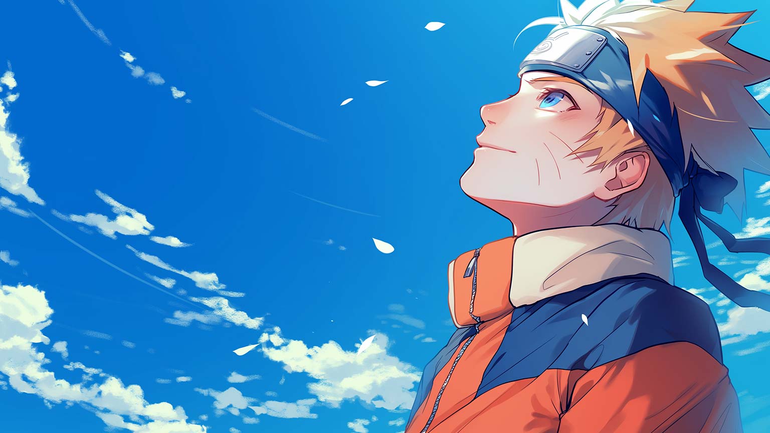 Naruto Uzumaki & Blue Sky Desktop