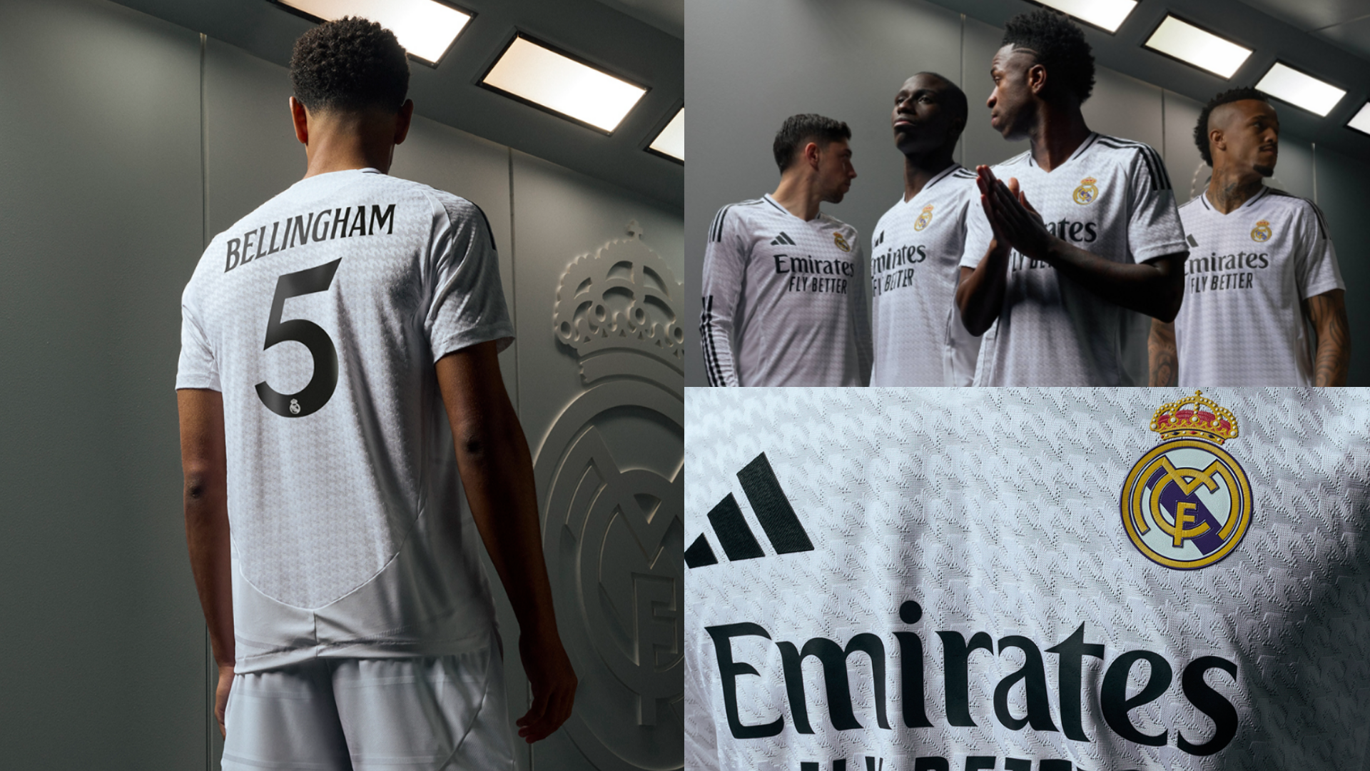 Real Madrid 2024 25 Kit: New Home, Away