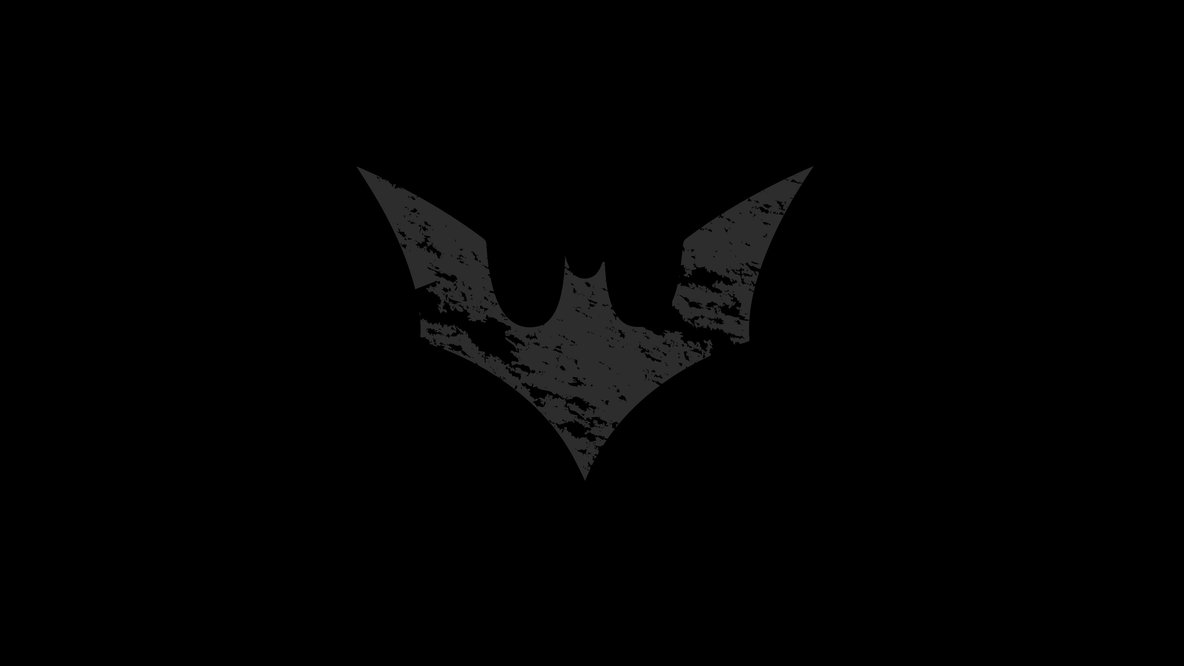 Batman Logo Dark Hero Art Bw